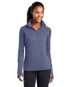 Reunion Pullover - Sport Tek Ladies Sport Wick Stretch 1/2 Zip Pullover - LST850