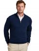 Staff - Brooks Brothers Cotton Stretch 1/4-Zip Sweater - BB18402